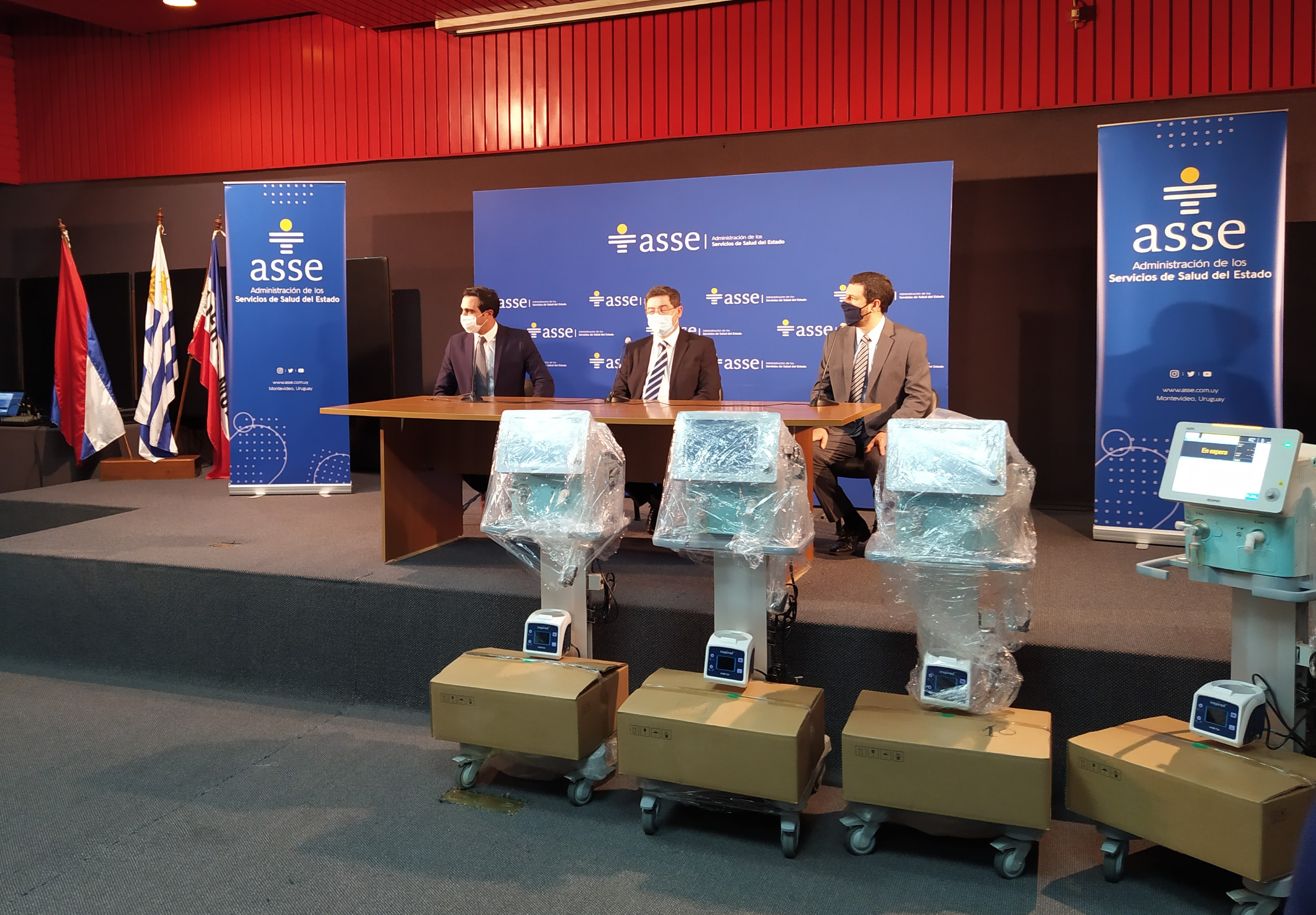 ASSE recibió una donación de 35 respiradores de parte de la iniciativa #NosCuidamosEntreTodos