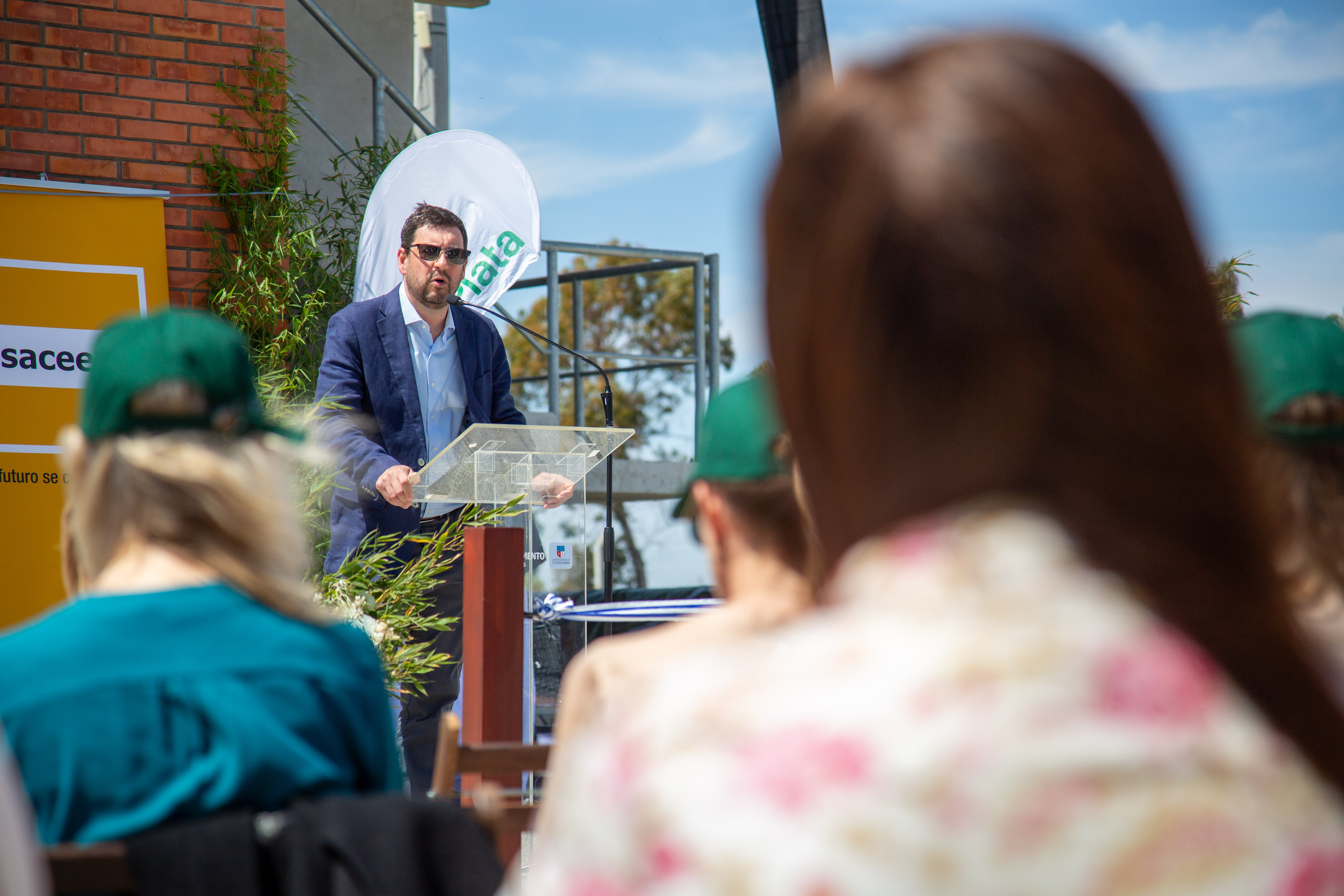 OSE y Montes del Plata inauguraron la primera planta de tratamiento de aguas residuales de Colonia del Sacramento